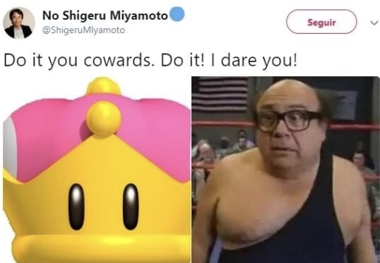 funny meme about Danny Devito wearing the Super Crown