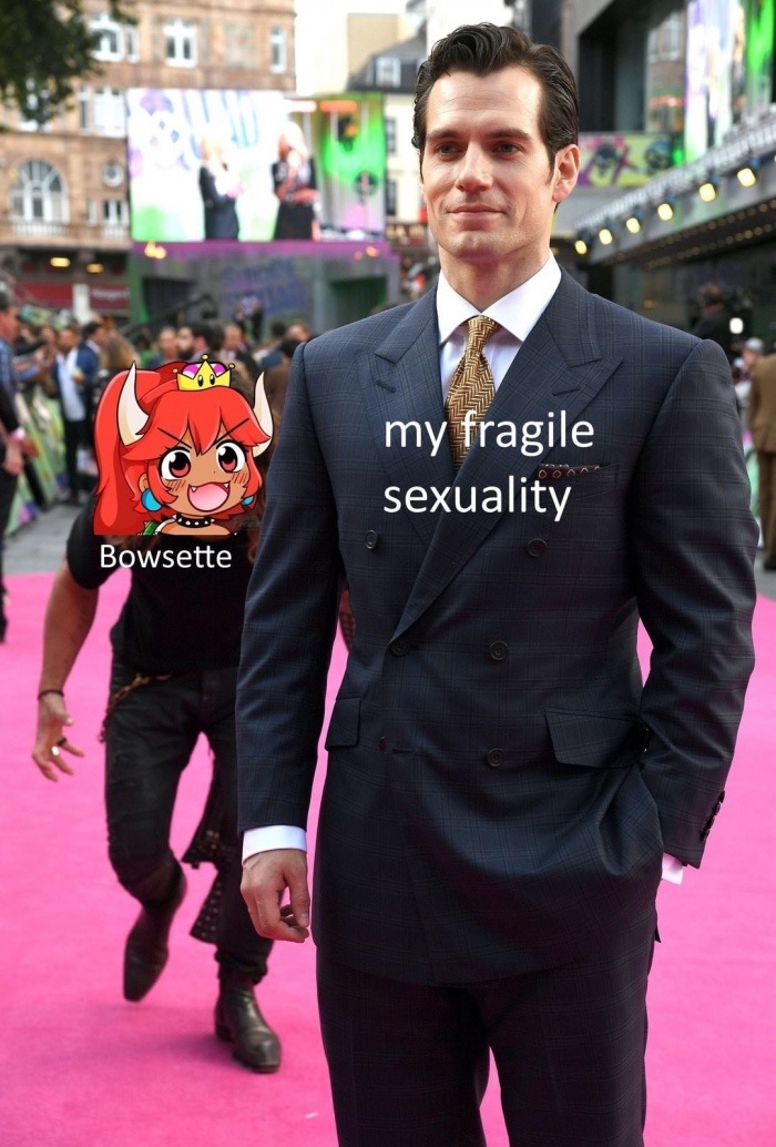 jason momoa henry cavill red carpet - my fragile sexuality Bowsette