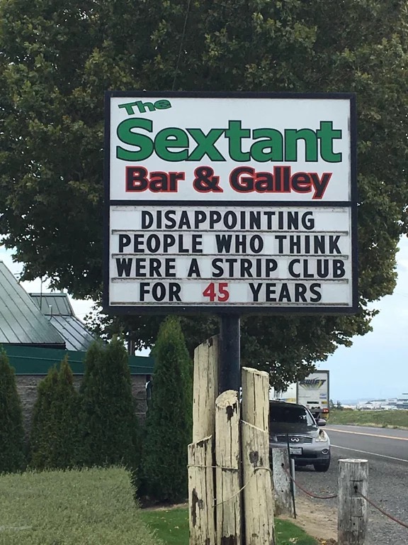 sextant funny - Sextant Bar & Galley Disappointing People Who Think Were A Strip Club For 45 Years