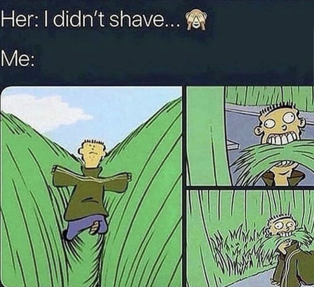 meme steam - dirty 90 cartoon memes - Her I didn't shave... Me To Mimo