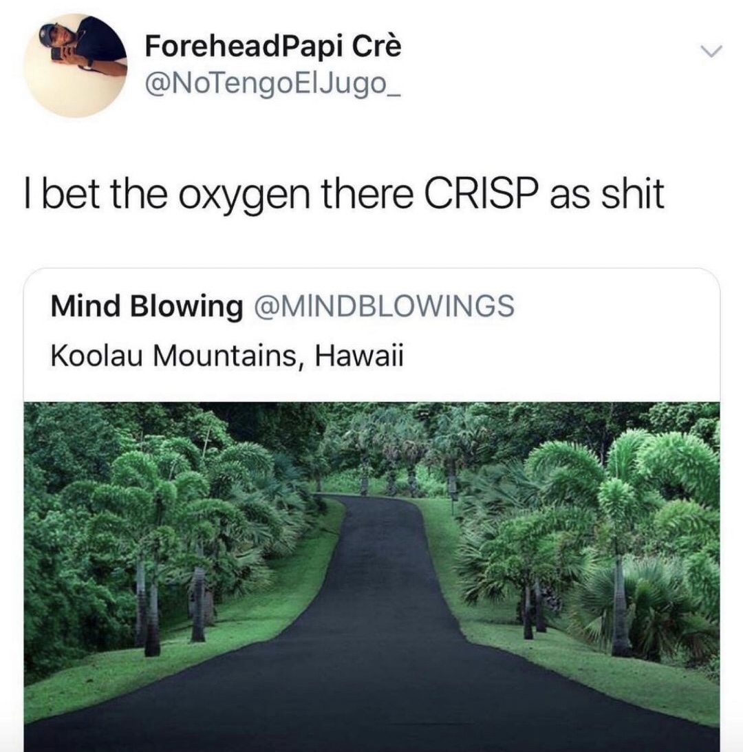 picture of crisp area in hawaii