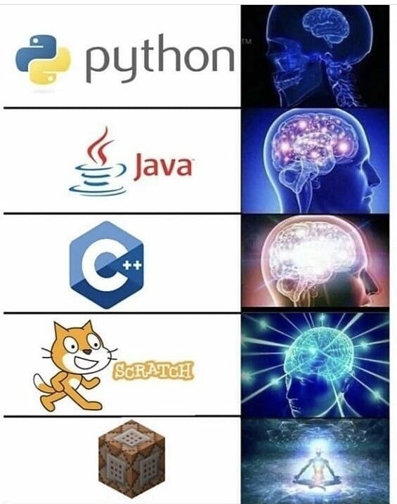 meme python java meme - python 5 Java Scratch