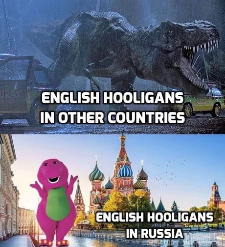 memes - english hooligans in russia meme - English Hooligans In Other Countries English Hooligans In Russia