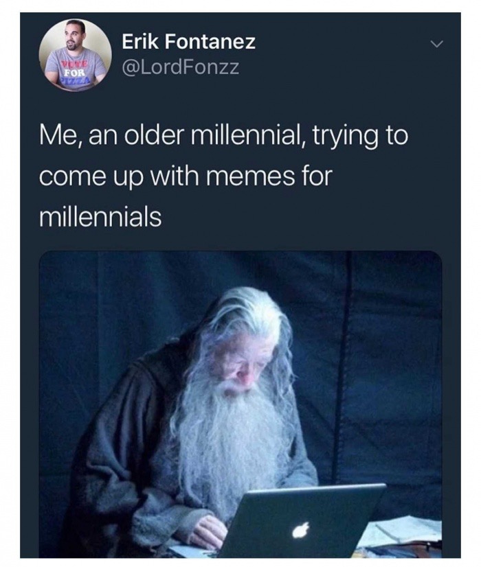 dank gandalf installation wizard - Erik Fontanez For Me, an older millennial, trying to come up with memes for millennials