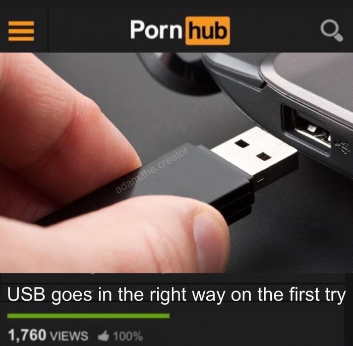 usb goes in the right way - Porn hub adam.the.creator Usb goes in the right way on the first try 1,760 Views 100%