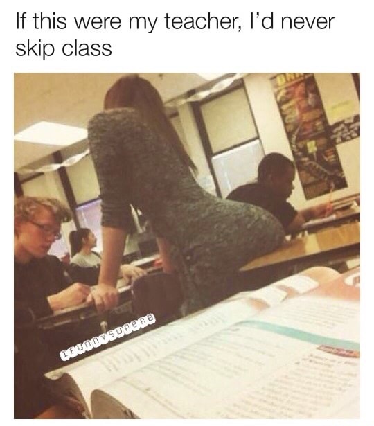 If this were my teacher, I'd never skip class LGUROVEDeere
