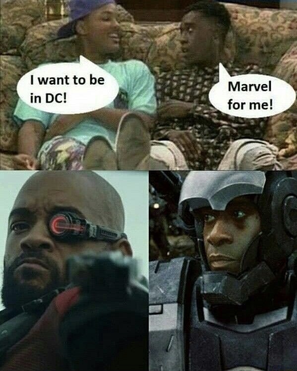 marvel funny - I want to be in Dc! Marvel for me!