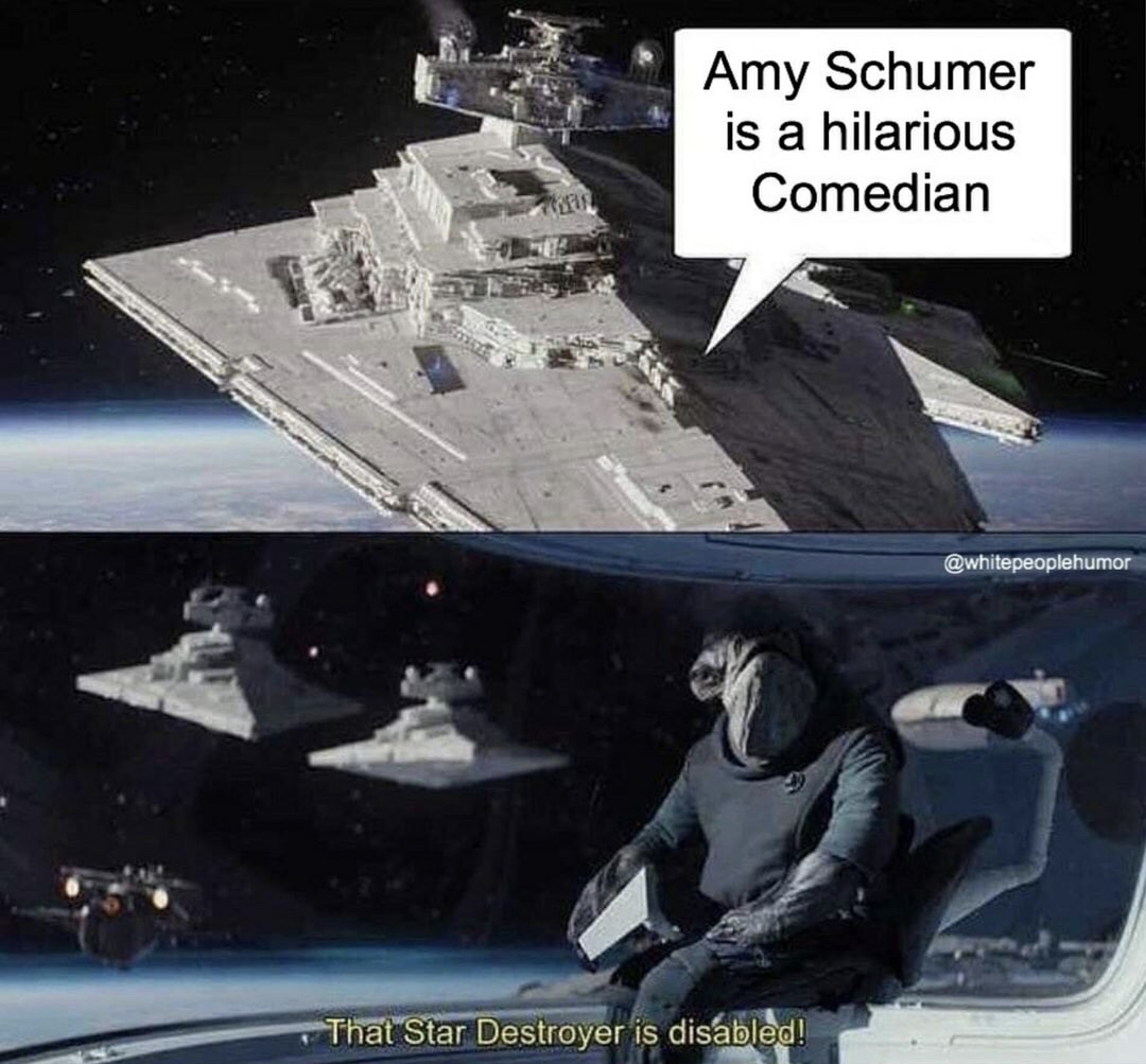part skippers jojo - Amy Schumer is a hilarious Comedian That Star Destroyer is disabled!