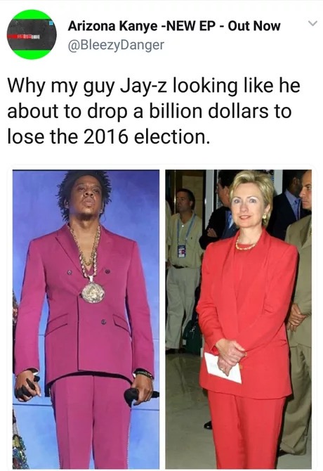 jay z pant suit - Arizona Kanye New Ep Out Now Why my guy Jayz looking he about to drop a billion dollars to lose the 2016 election.