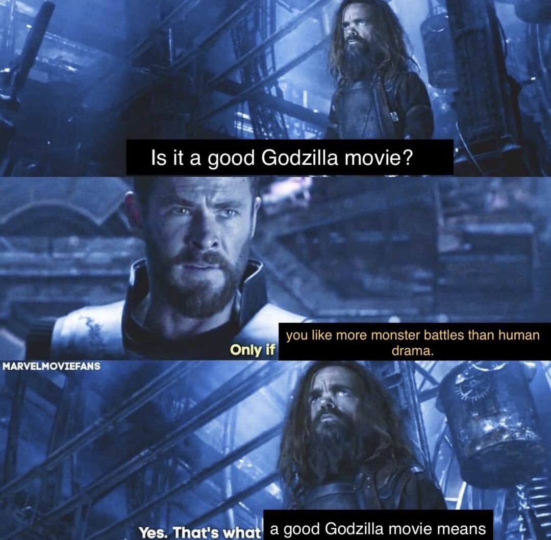 funny memes - infinity war that's what killing you means - Is it a good Godzilla movie? you more monster battles than human drama. Only if Marvelmoviefans Yes. That's what a good Godzilla movie means