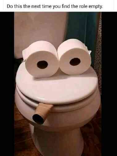 meme toilet smoking cigar - Do this the next time you find the role empty