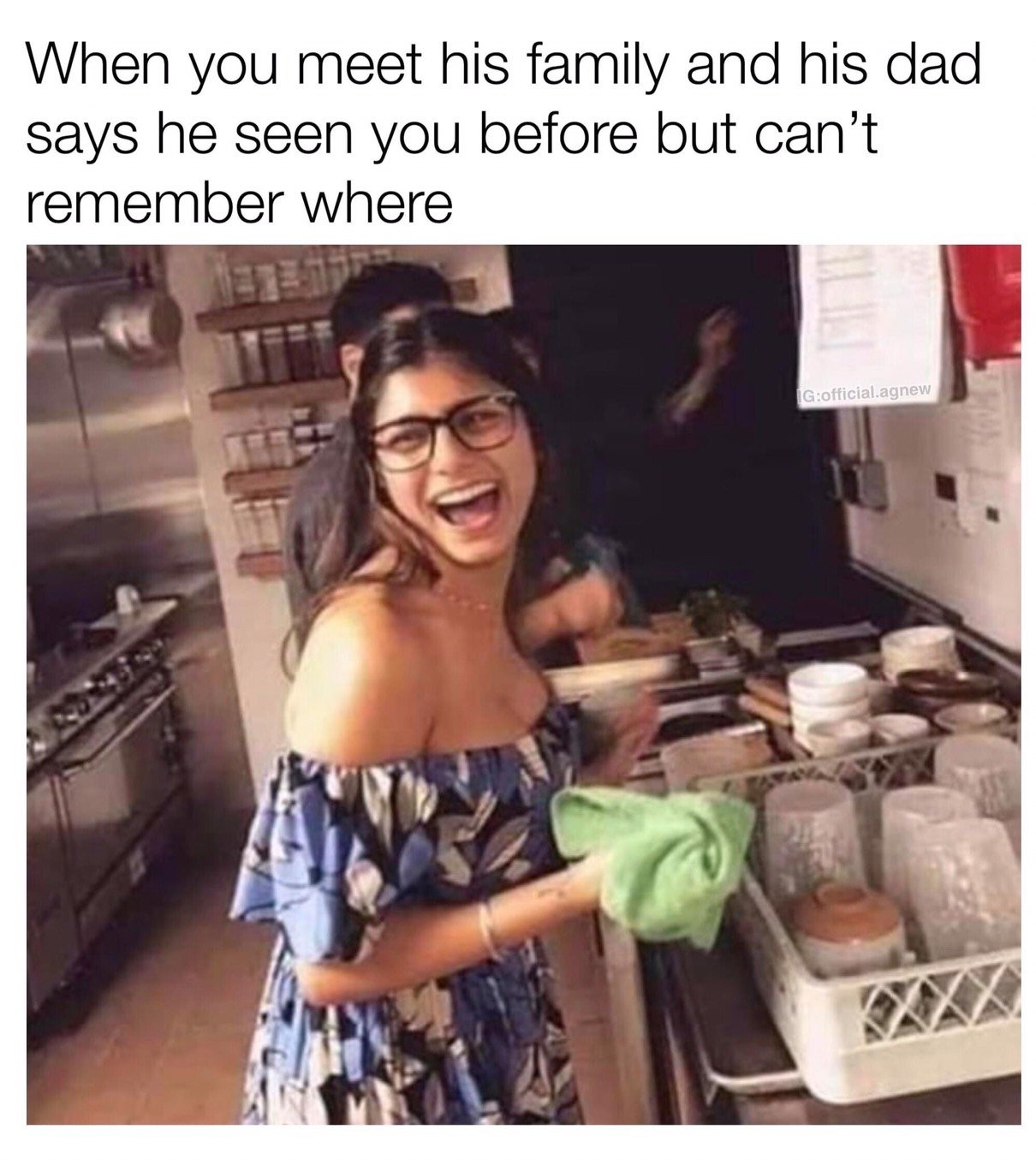 she's a keeper meme - When you meet his family and his dad says he seen you before but can't remember where Igofficial.agnew