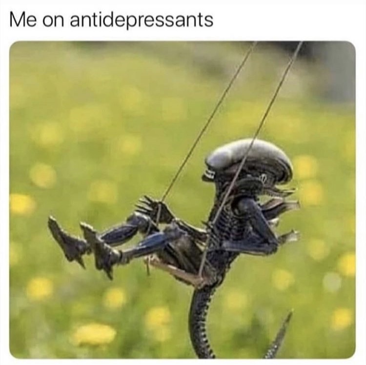 me on antidepressants meme - Me on antidepressants