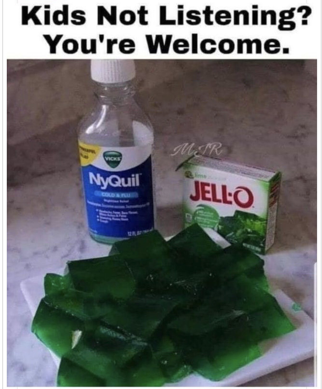 kids scooty - Kids Not Listening? You're Welcome. Vicks NyQuil Jello