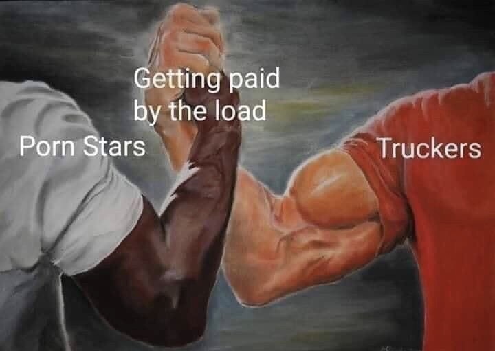 Getting paid by the load Porn Stars Truckers