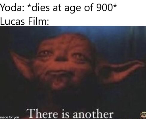 photo caption - Yoda dies at age of 900 Lucas Film There is another made for you