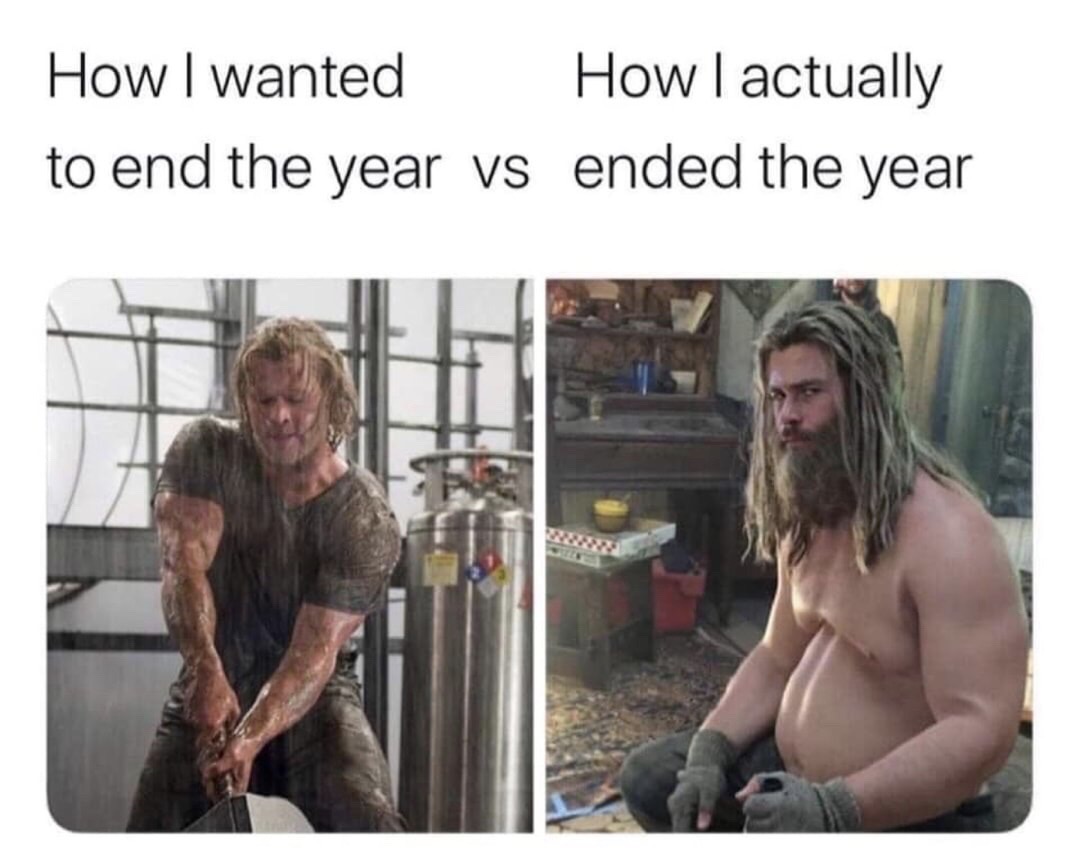 How I wanted How I actually to end the year vs ended the year
