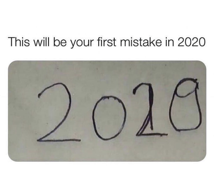 material - This will be your first mistake in 2020 2020