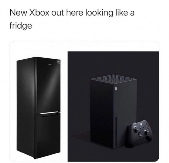 xbox fridge meme - New Xbox out here looking a fridge