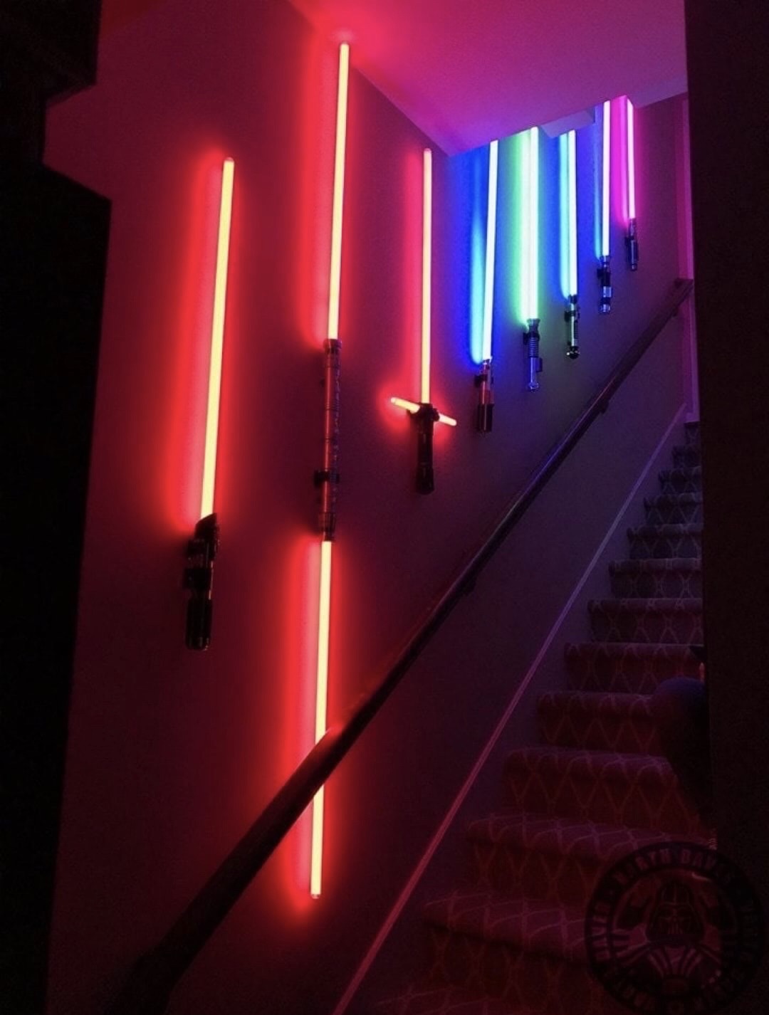 lightsaber staircase