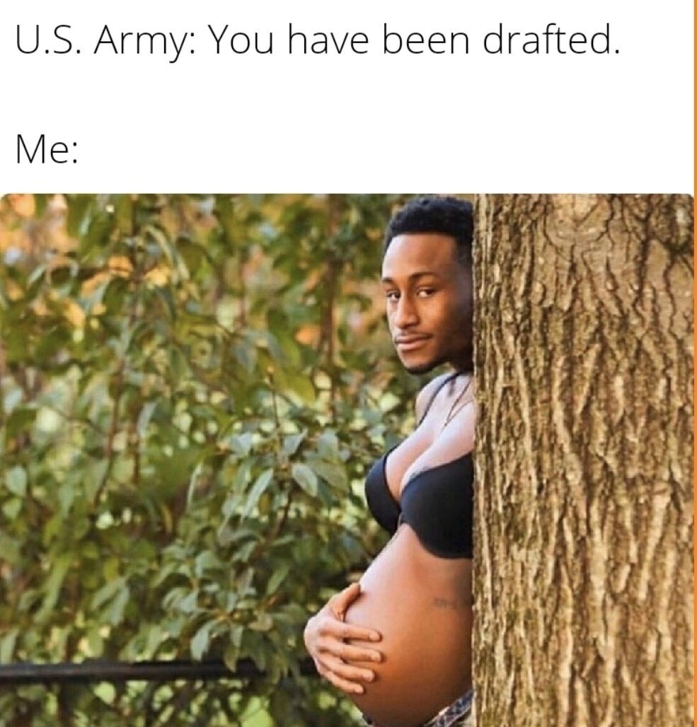 pregnant photo shoots - U.S. Army You have been drafted. Me