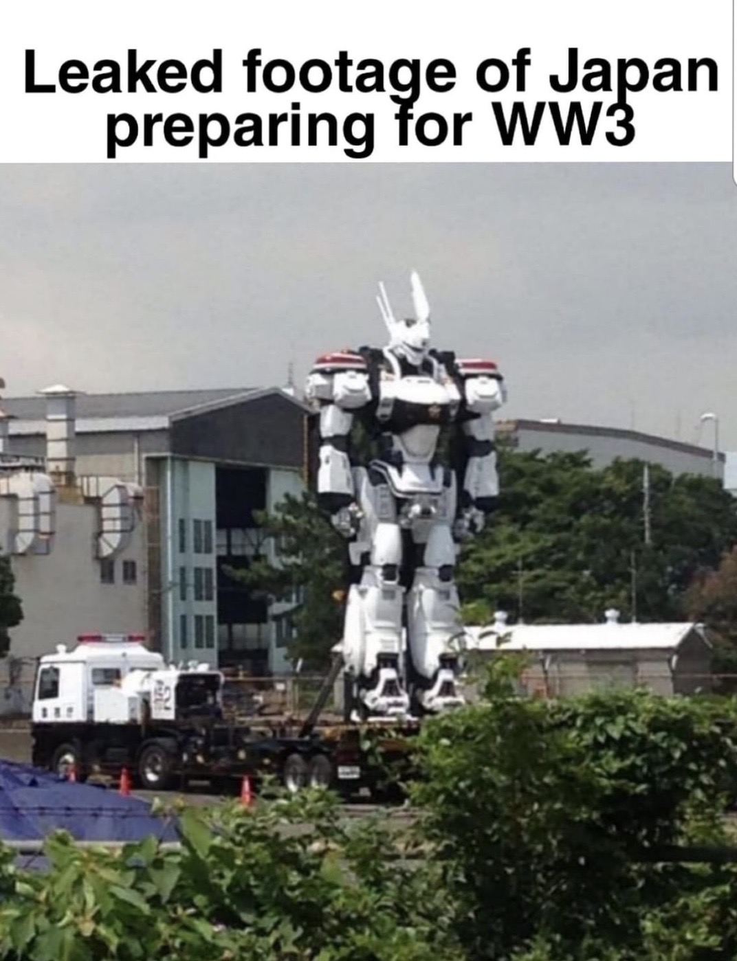 meanwhile in japan meme - Leaked footage of Japan preparing for WW3