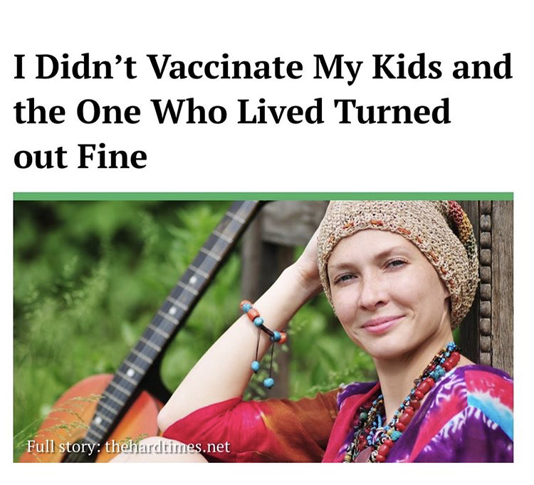 didn t vaccinate my kids meme - I Didn't Vaccinate My Kids and the One Who Lived Turned out Fine Full story thehardtimes.net