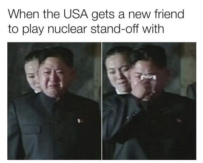 When the Usa gets a new friend to play nuclear standoff with