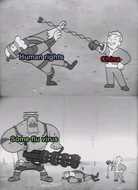 vault boy meme template - Human rights China Some flu virus D On