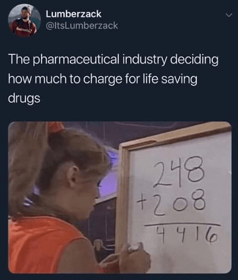 psyonix calculating item prices - Lumberzack The pharmaceutical industry deciding how much to charge for life saving drugs 248 208 4 4 16