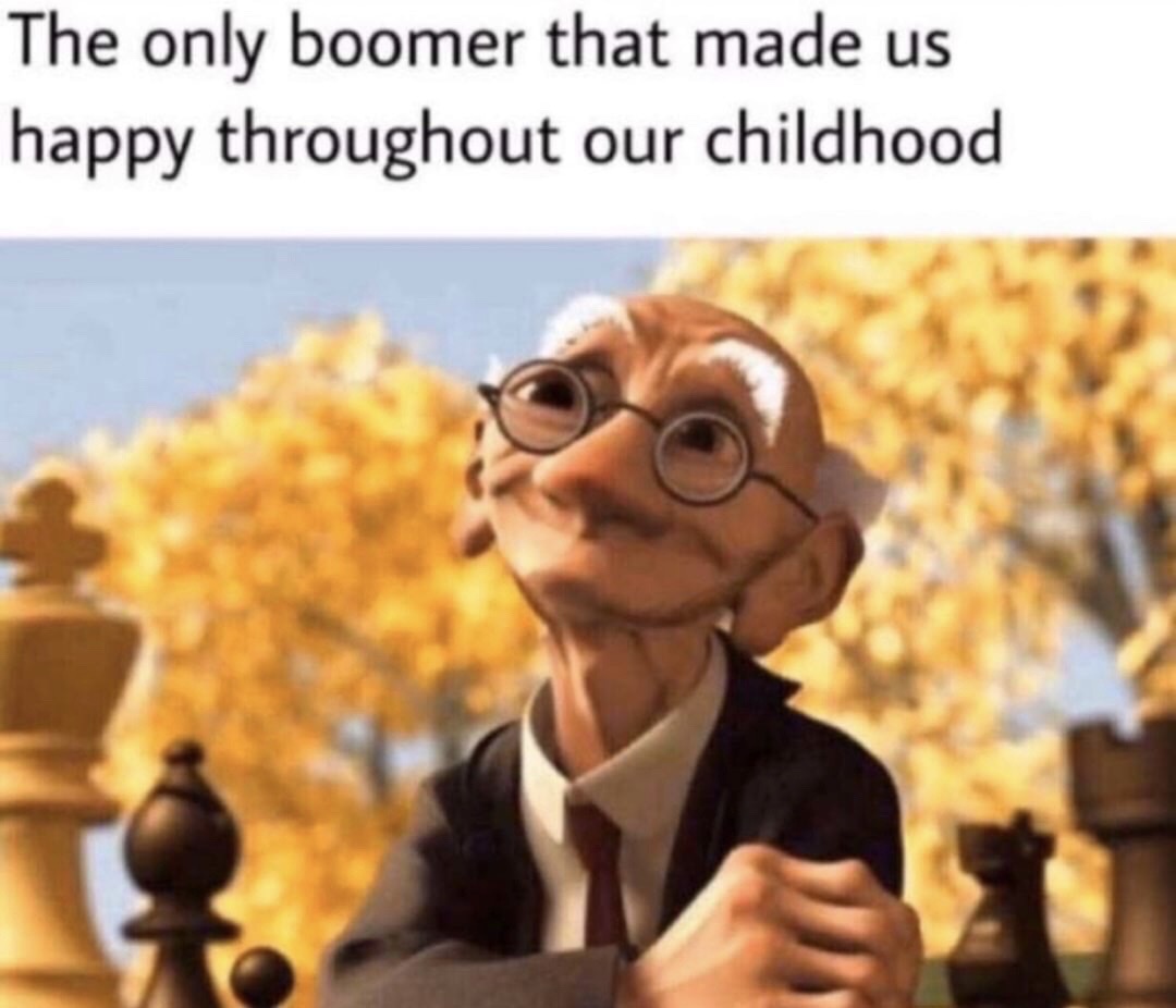 gif abuelo - The only boomer that made us happy throughout our childhood