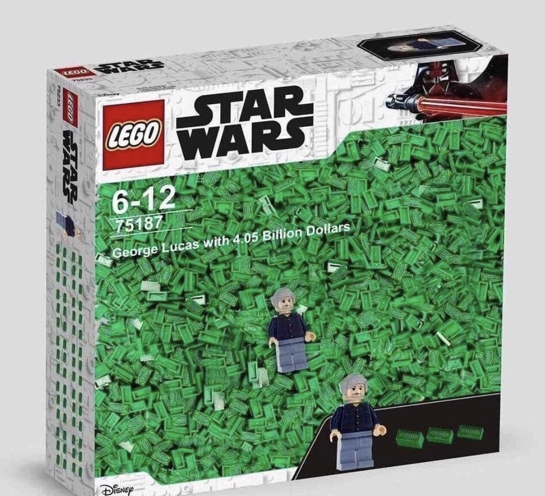 lego star wars sets rise of skywalker - w Lego Sus L29 Gig 75187 George Lucas with 4.05 Billion Dollars Ssgd To S Svoda Samo 10 N Bon Disney