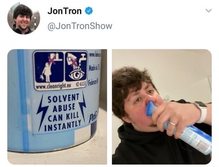 JonTron TronShow 2 . Olise Febren! Solvent Abuse Can Kill Instantly
