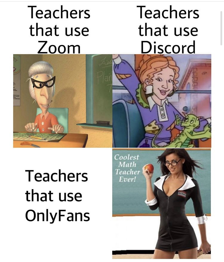 teachers who use discord - Teachers that use Zoom Teachers that use Discord Coolest Metli Teacher Ever! Teachers that use OnlyFans