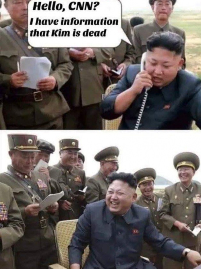 Internet meme - Hello, Cnn? I have information that Kim is dead