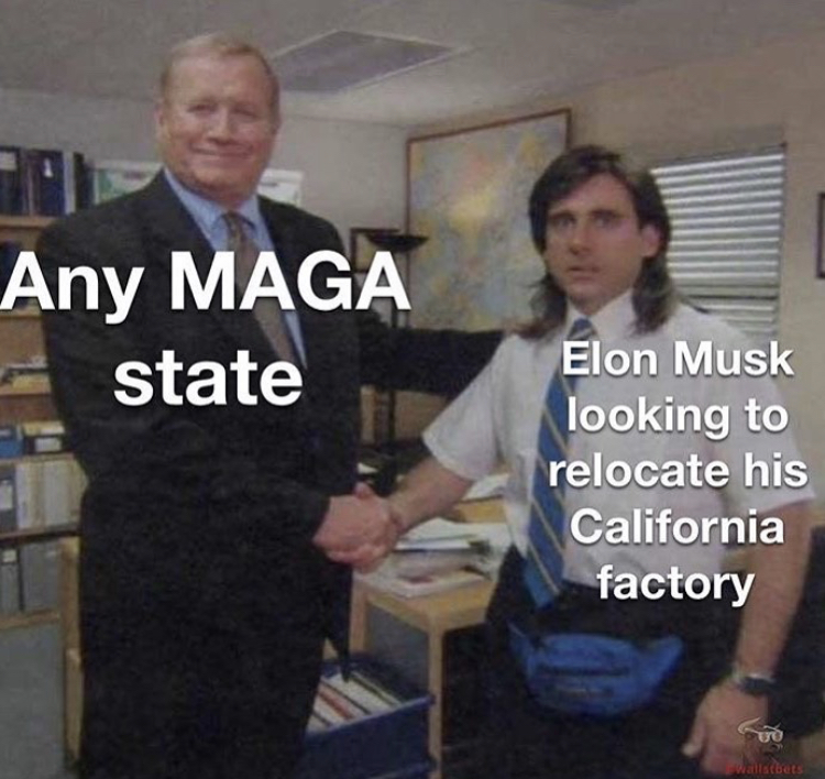michael scott ed truck - Any Maga state Elon Musk looking to relocate his California factory