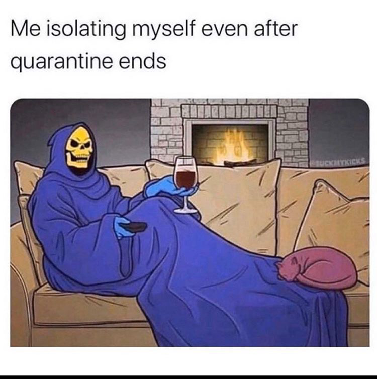need more friends meme - Me isolating myself even after quarantine ends Titil Kicks