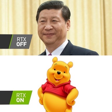 png winnie the pooh - Rtx Off Rtx On