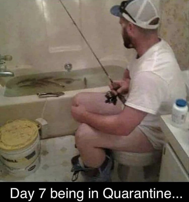 cursed images fishing - Day 7 being in Quarantine...