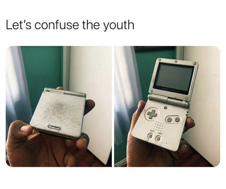 portable game console accessory - Let's confuse the youth