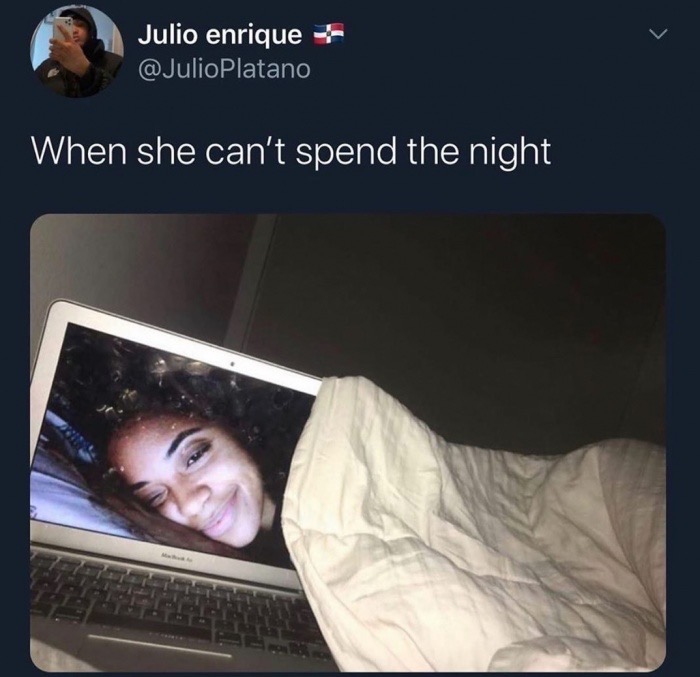 she can t spend the night - Julio enrique When she can't spend the night