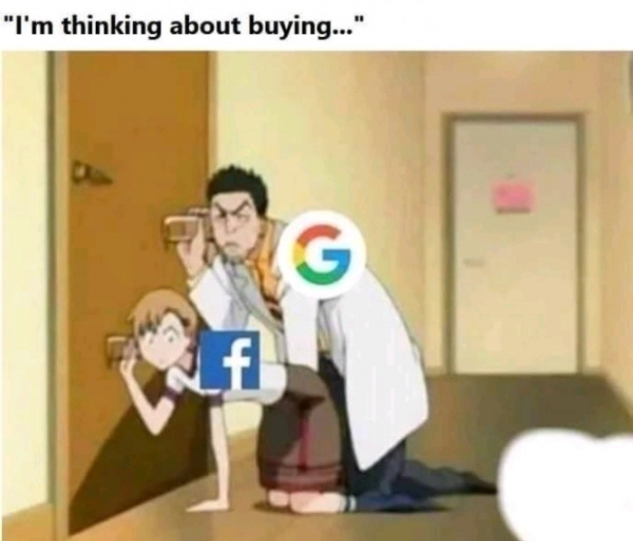 I'm thinking about buying - facebook and google listening in through door