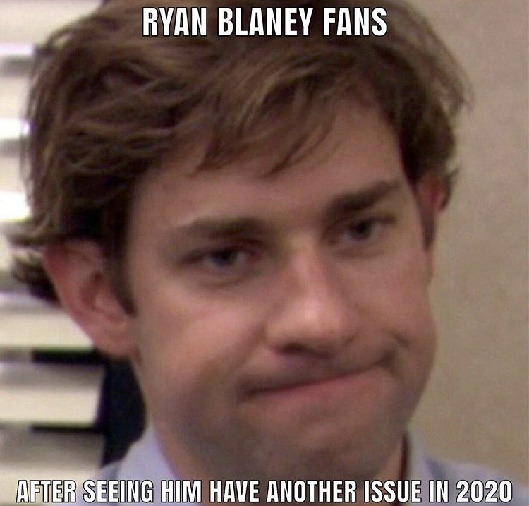 office jim meme - Ryan Blaney Fans After Seeing Him Have Another Issue In 2020