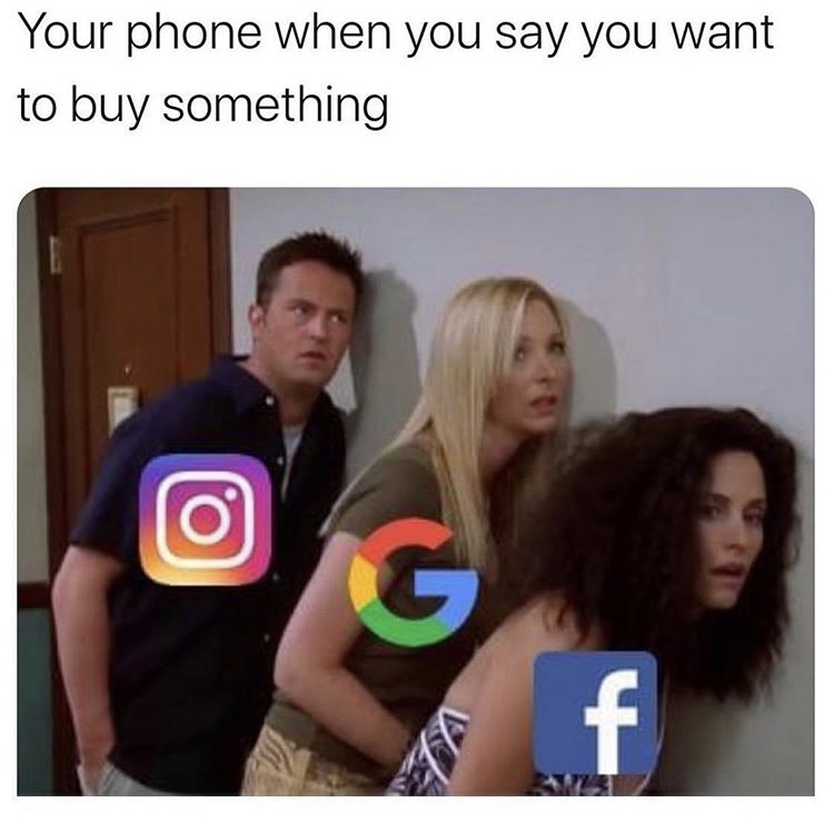 photo caption - Your phone when you say you want to buy something D f