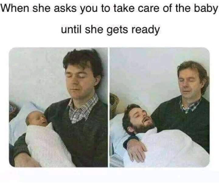 frank ocean memes - When she asks you to take care of the baby until she gets ready