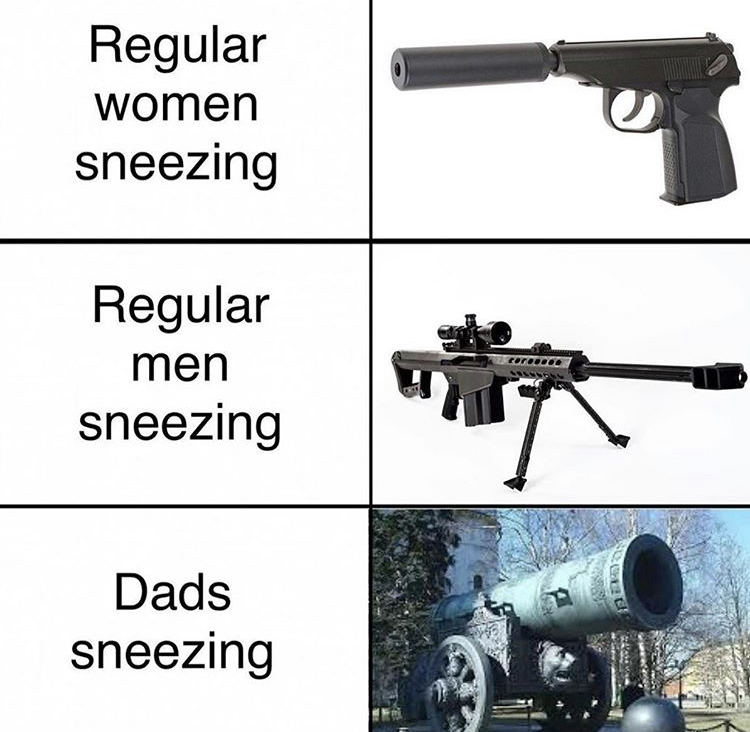 firearm - Regular women sneezing Regular men sneezing Ce Dads sneezing