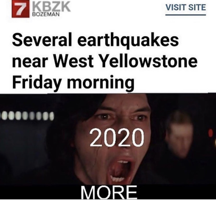 photo caption - Visit Site Bozeman 7 Kbzk Several earthquakes near West Yellowstone Friday morning 2020 More