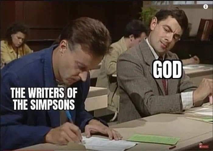 revit memes - God The Writers Of The Simpsons