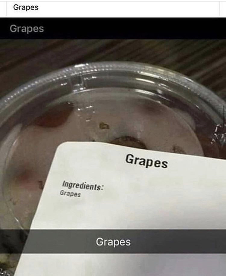 ingredients grapes meme - Grapes Grapes Grapes Ingredients Grapes Grapes