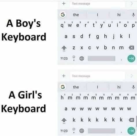 number - Terme hi G the qwertyuiop A Boy's Keyboard a s d f g h j k | Z X Cv bnm X 7123 G the hi hmmmmmmmmm A Girl's Keyboard a w w w w w w w w k kkkkkk X 2123 T